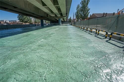 水泥路面压花地坪